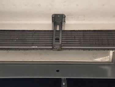 施工後：熱交換器の洗浄