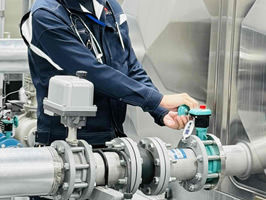 市立病院の常駐設備管理スタッフ